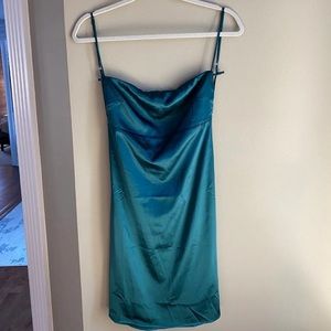 Lucy in the Sky Satin Mini Dress